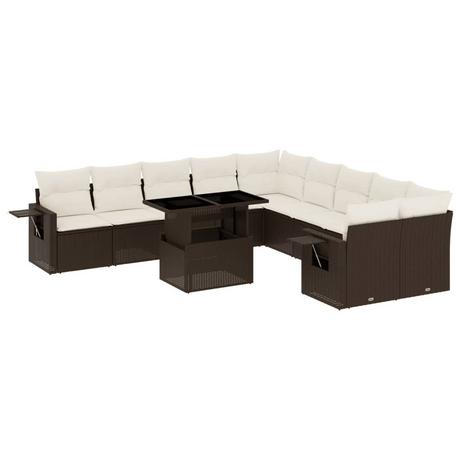 VidaXL Garten sofagarnitur poly-rattan  