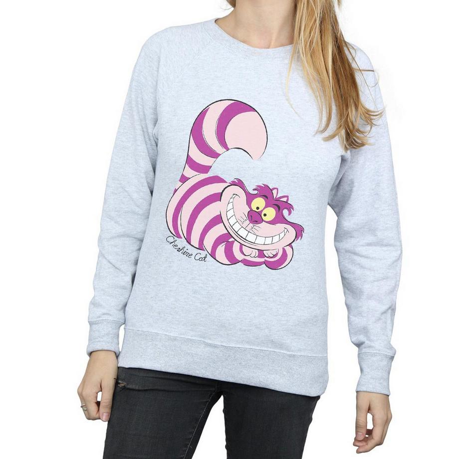 Alice in Wonderland Alice au Pays des Merveilles Cheshire Cat Imprimé Sweatshirt  