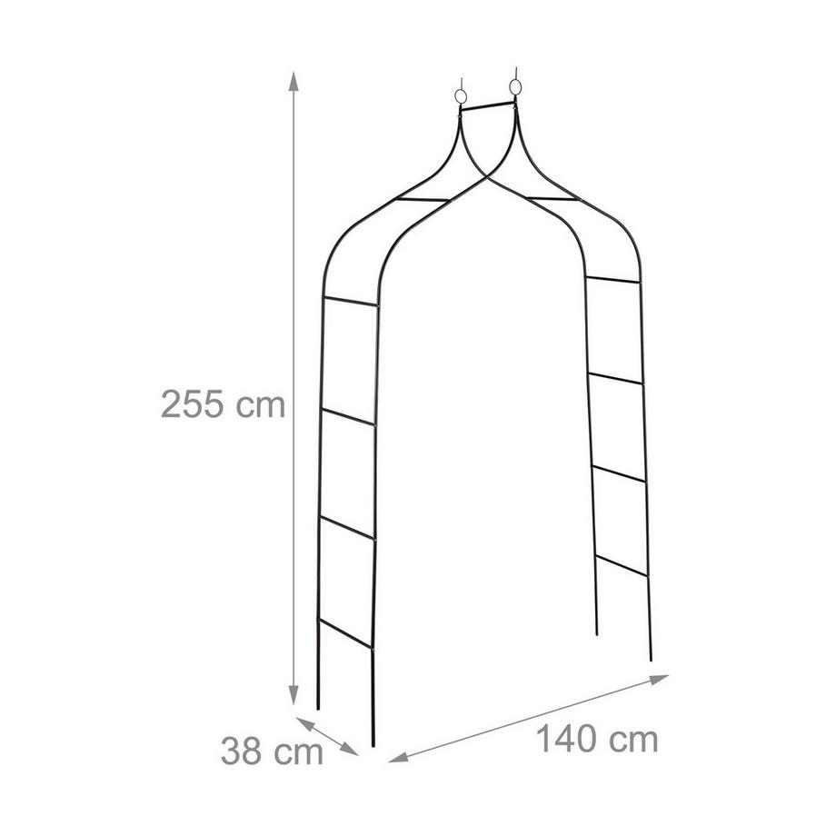 B2X Rosenbogen 255 cm hoch  