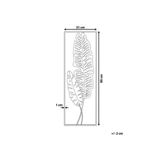 Beliani Decorazione da parete en Ferro Moderno PALLADIUM  