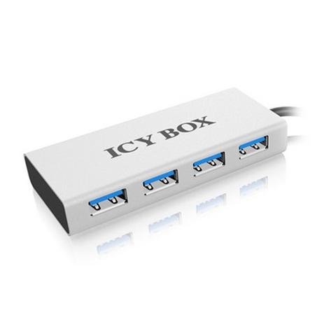 ICY Box  IB-AC6104 USB 3.2 Gen 1 (3.1 Gen 1) Type-A 5000 Mbit/s Bianco 