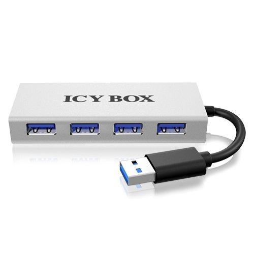 ICY Box  IB-AC6104 USB 3.2 Gen 1 (3.1 Gen 1) Type-A 5000 Mbit/s Bianco 