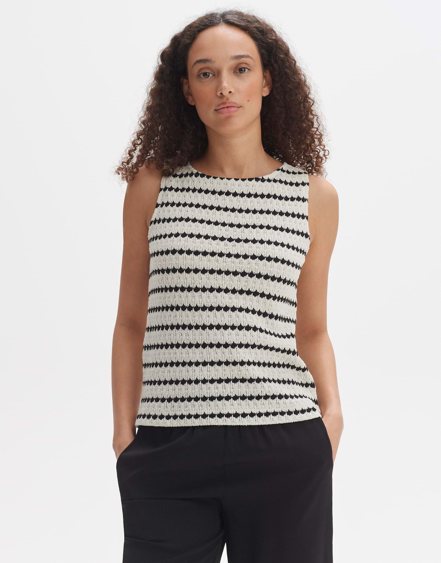 Image of Stricktop Ikasi Gerader Schnitt Damen Beige 36