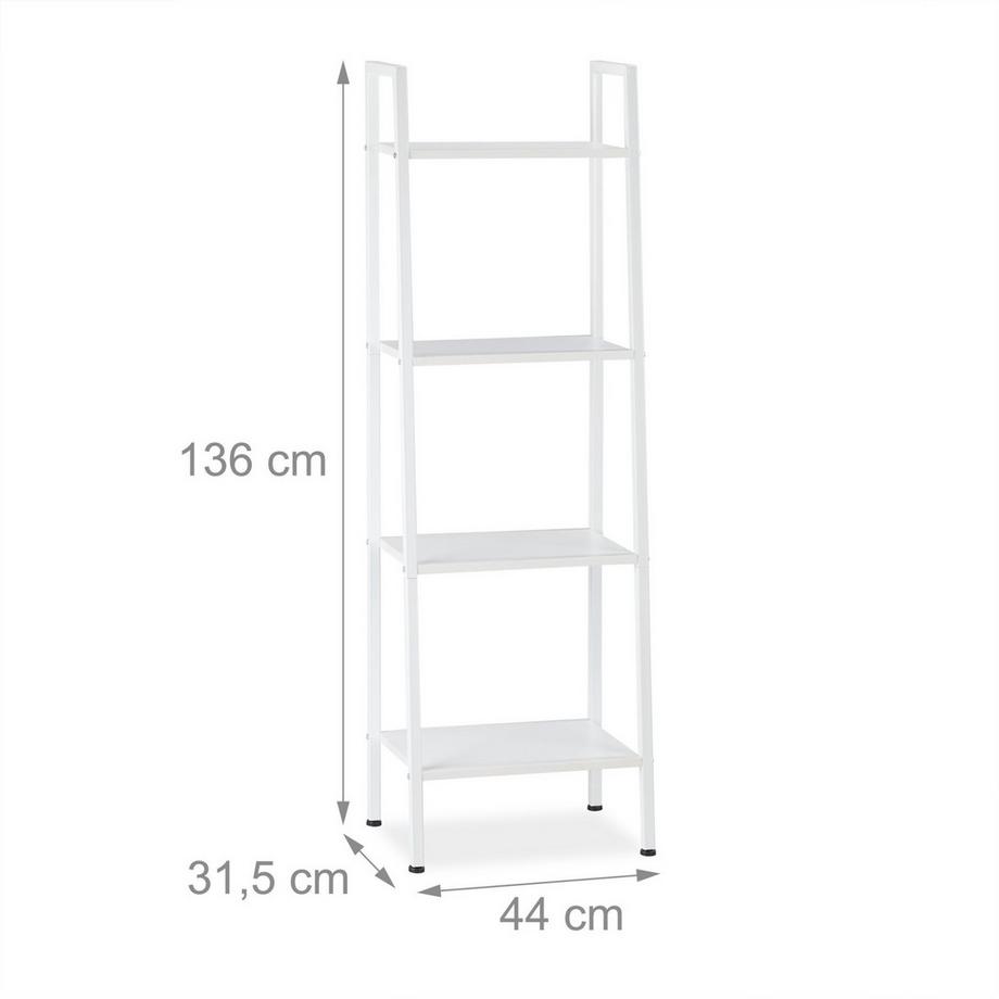 Northix Bücherregal mit 4 Regalen  
