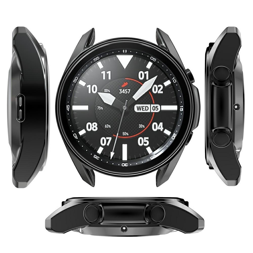 Cover-Discount  Galaxy Watch 3 45mm - Custodia di protezione in gomma nera 