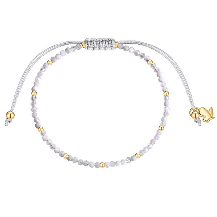 Armband Edelstahl Mondstein