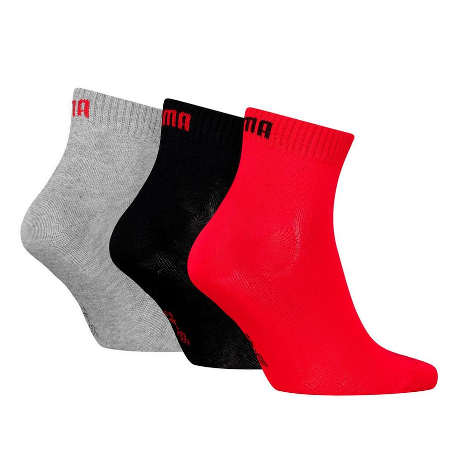 PUMA QUARTER PLAIN 3P Chaussettes  Paquet de 3 Stretch-Quarter Plain 3P 