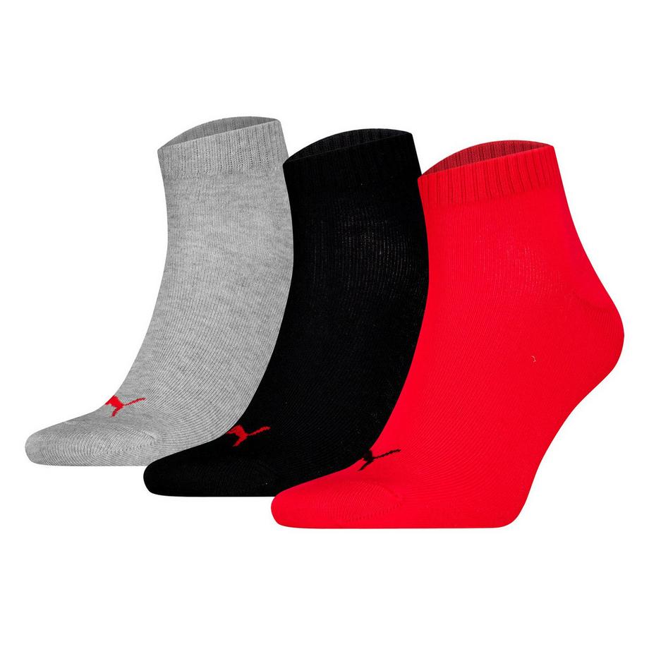 Calzini Unisex Confezione da 3 Stretch-Quarter Plain 3P