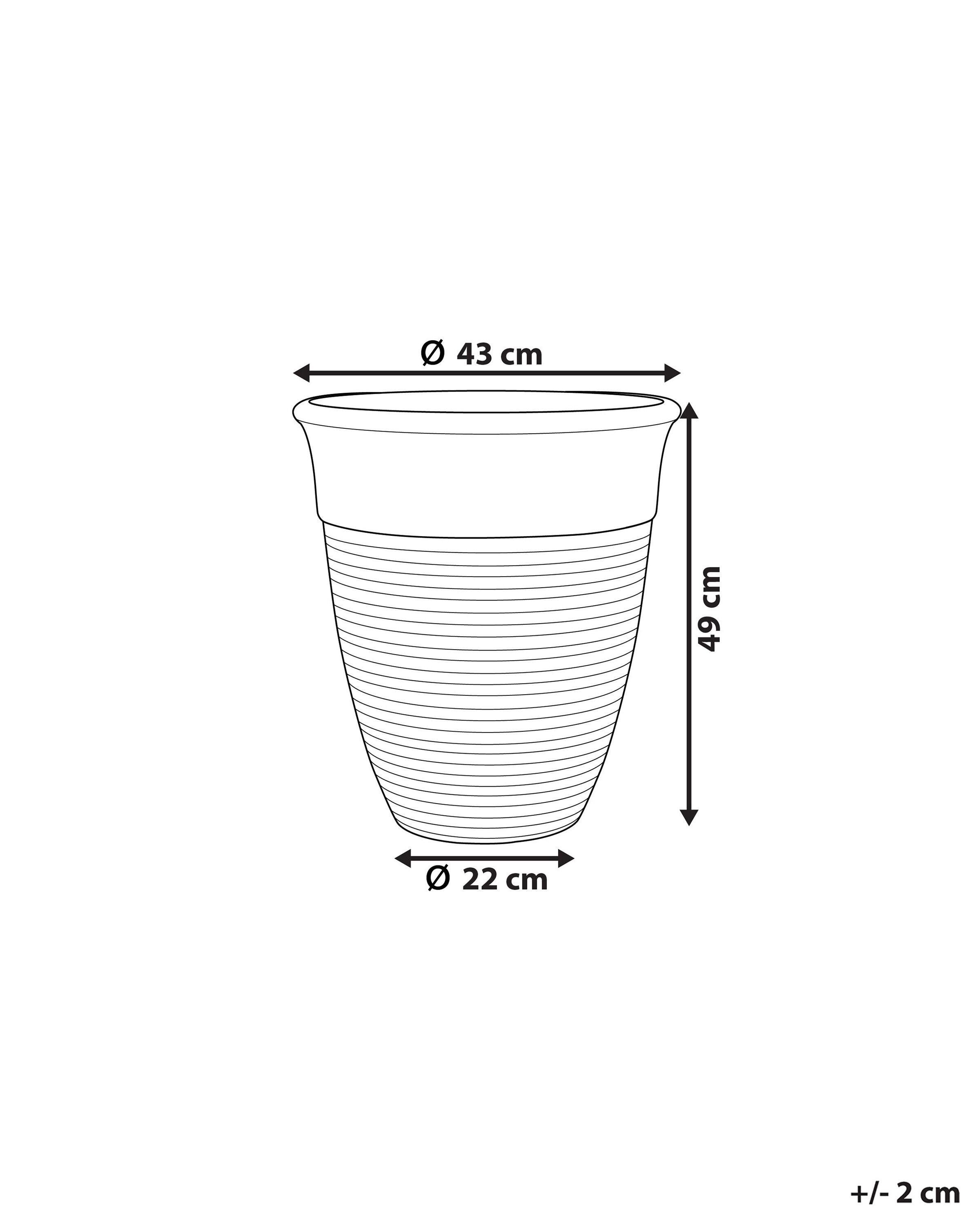 Beliani Vaso per piante piccole en Poliresina Rustico KATALIMA  