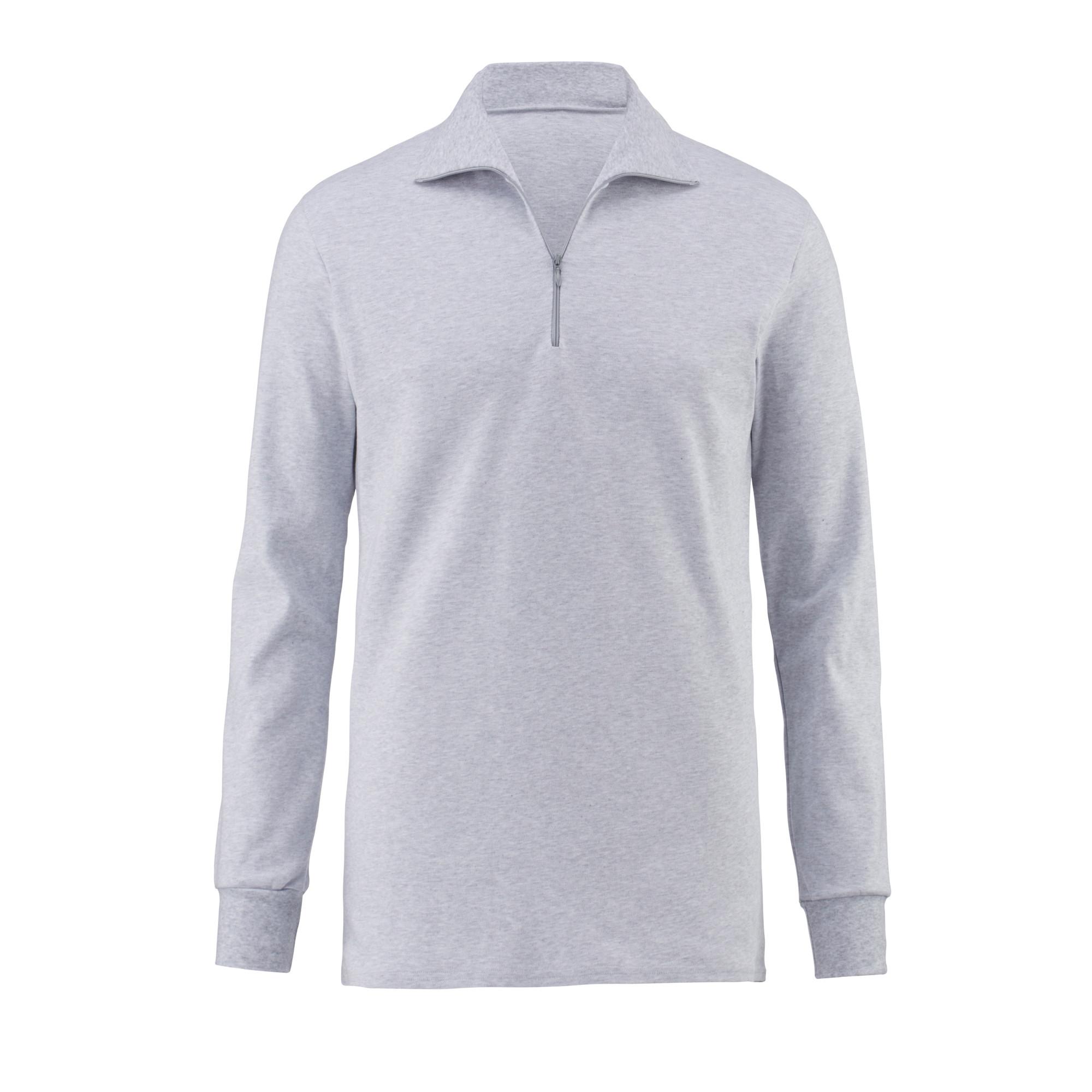 ISA bodywear Maglietta girocollo maniche lunghe con cerniera  