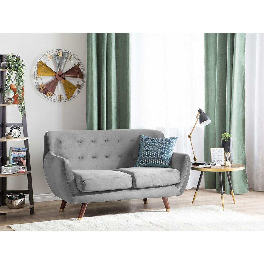 Beliani Divano 2 posti en Velluto Glamour BODO  