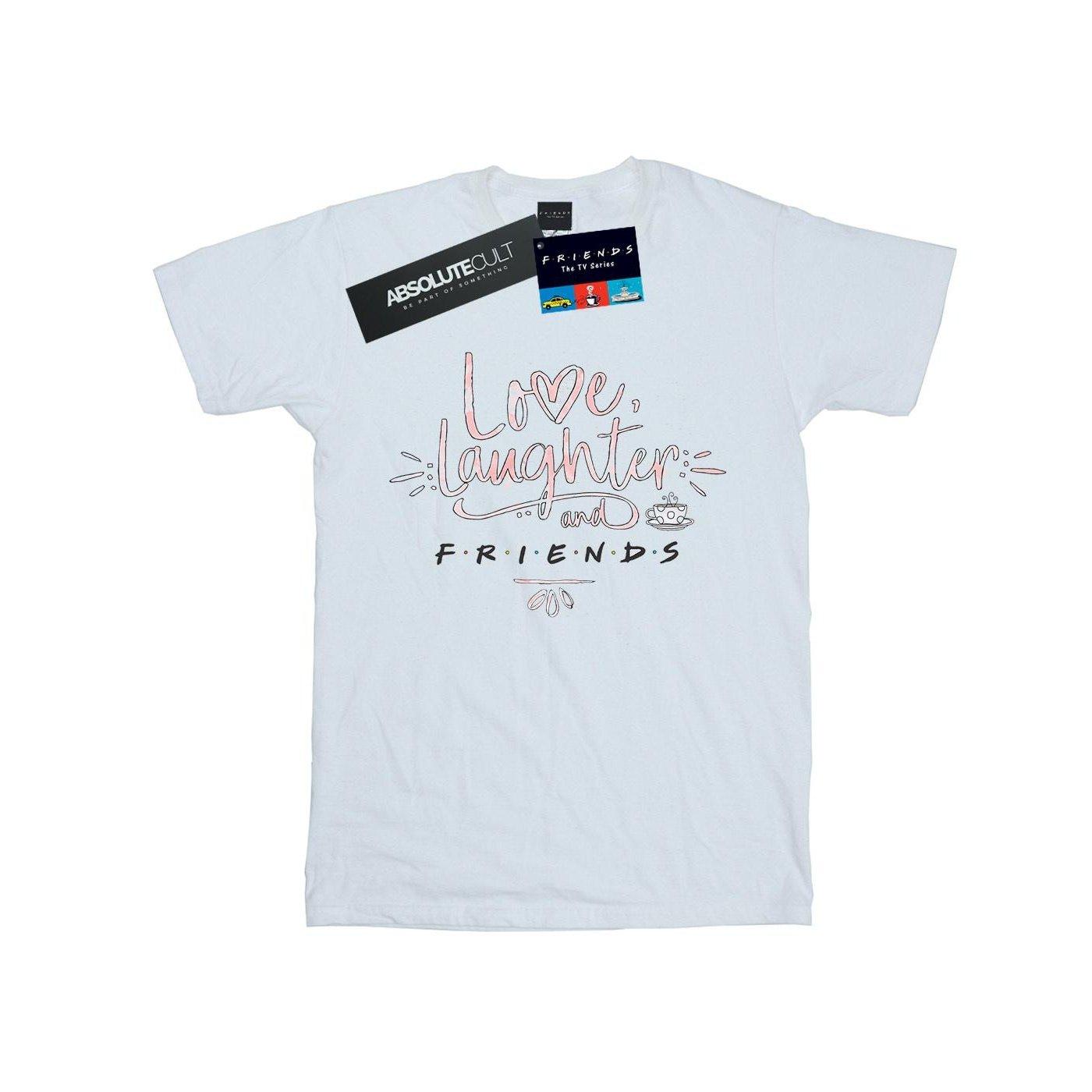 Image of Love Laughter Tshirt Jungen Weiss 152-158