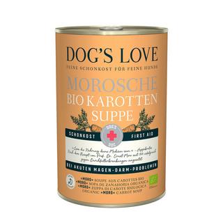 Dog's Love  nourriture allégée soupe aux carottes Morosche BIO 