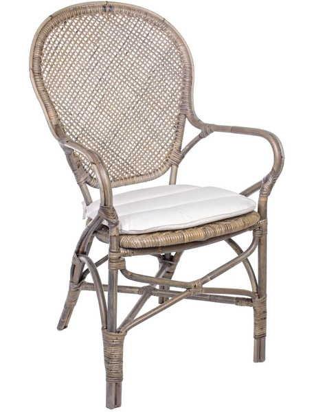 Image of Gartensessel mit Armlehne Edelina Natur Gartensessel mit Armlehne Edelina Natur