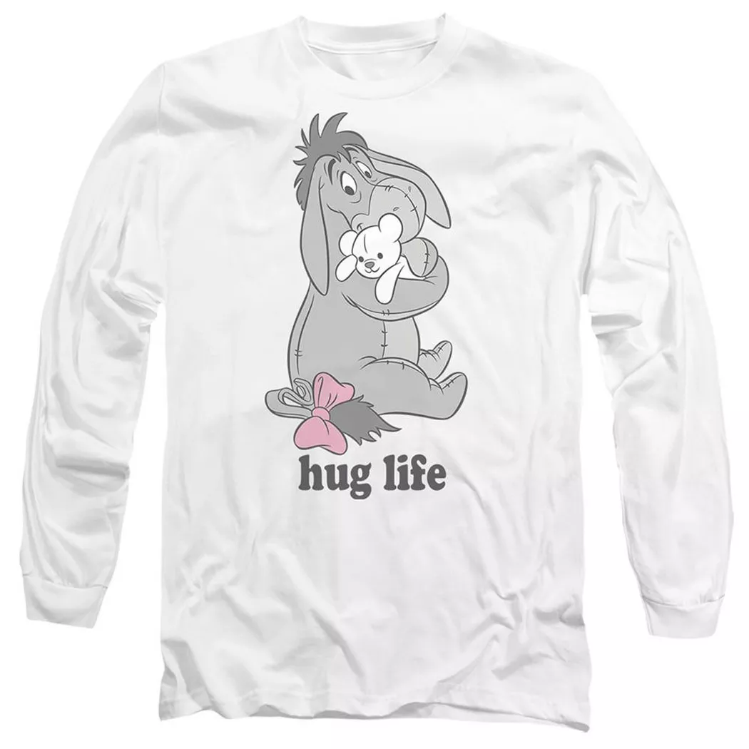 Winnie the Pooh - Hug Life TShirt Valentinstag, für Damen, Weiss, Größe XXL