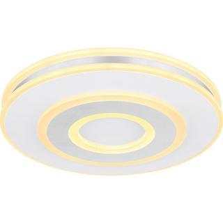 mutoni Plafoniera Maru metallo bianco LED 42x42x7  