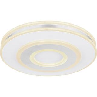 mutoni Plafonnier Maru métal blanc LED 42x42x7  