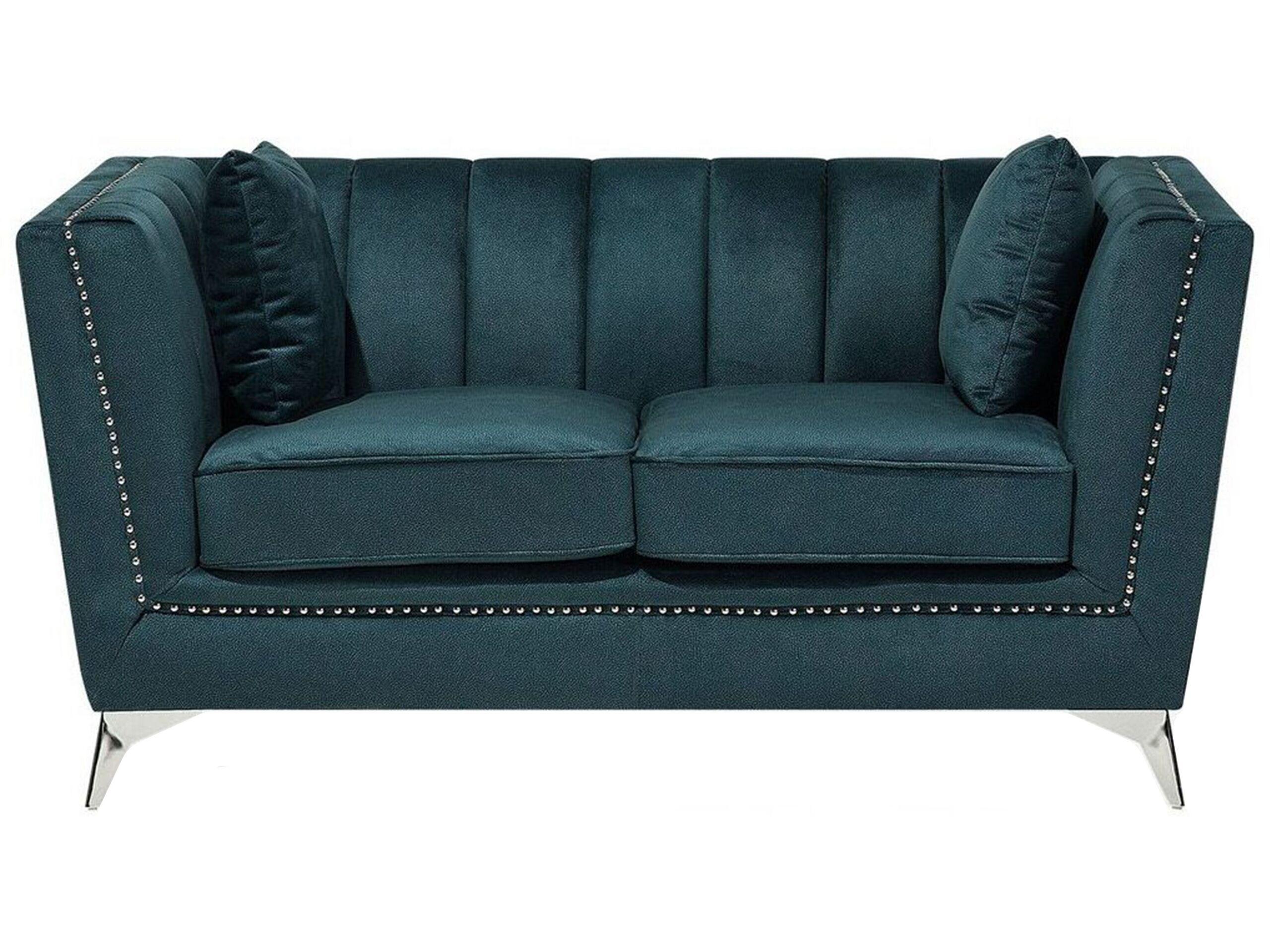 Image of 2 Sitzer Sofa aus Samtstoff Glamourös GAULA 2 Sitzer Sofa aus Samtstoff Glamourös GAULA