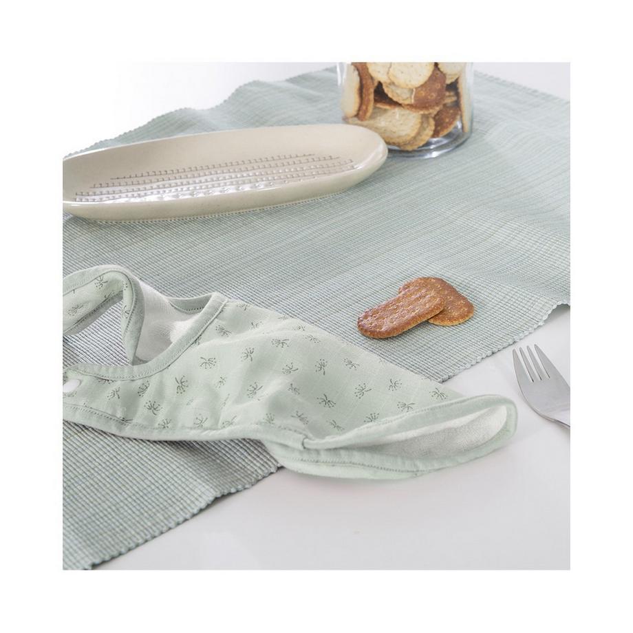 roba  Organic Lätzchen 3er Set frosty green 