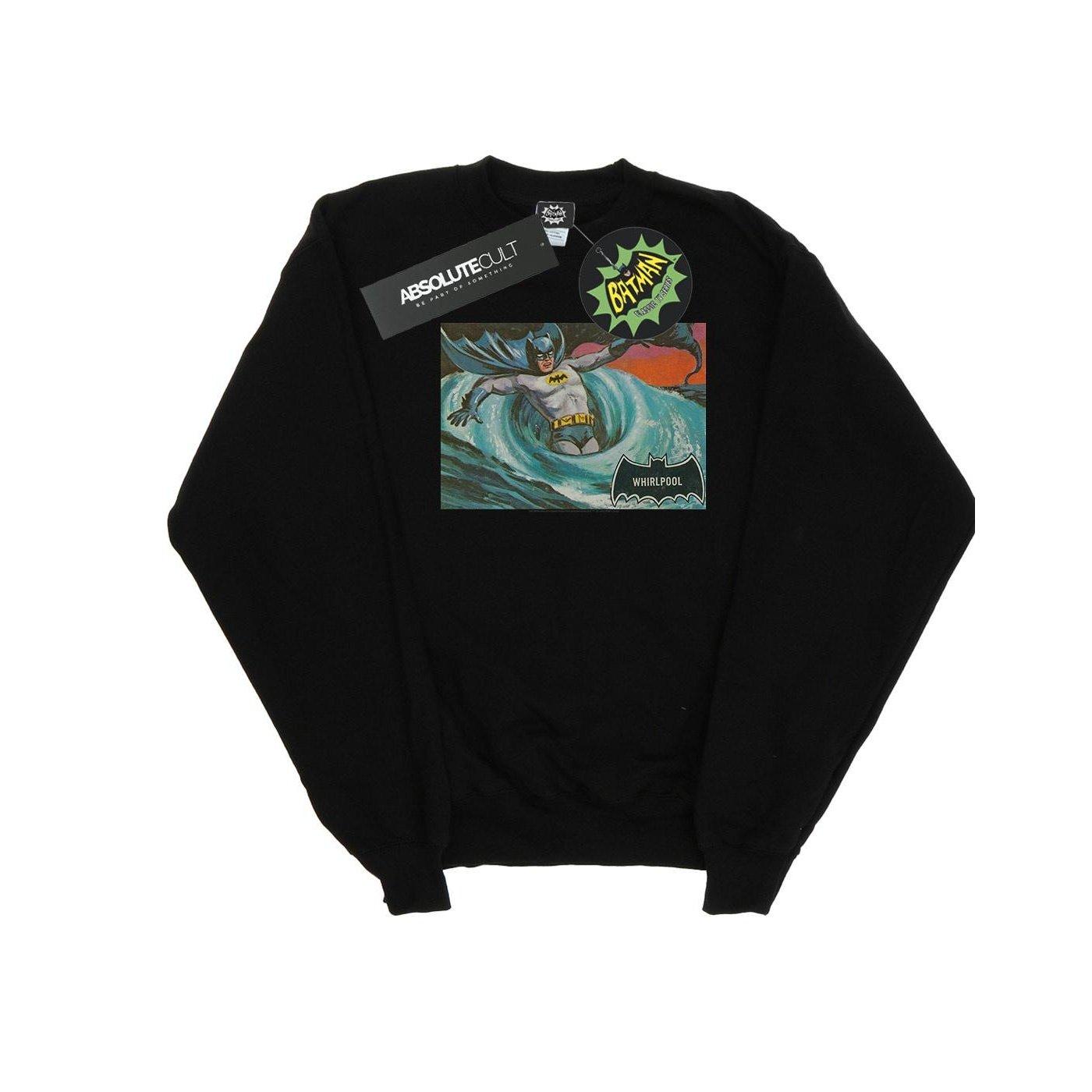 Image of Batman Tv Series Whirlpool Sweatshirt Mädchen Schwarz 116