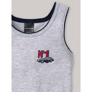 Schiesser Knaben Tank Top Rennwagen Print  