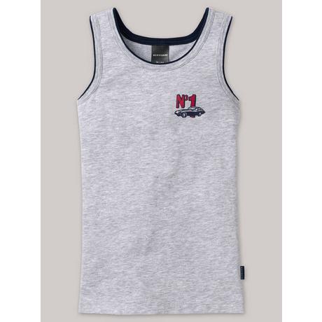 Schiesser Knaben Tank Top Rennwagen Print  