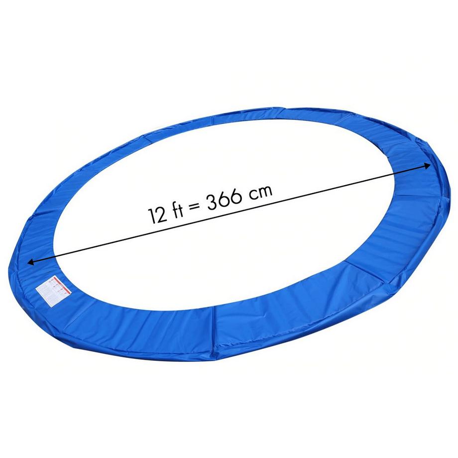 Pricenet  Blaue Federabdeckung für Trampolin 366 374 cm 12ft 