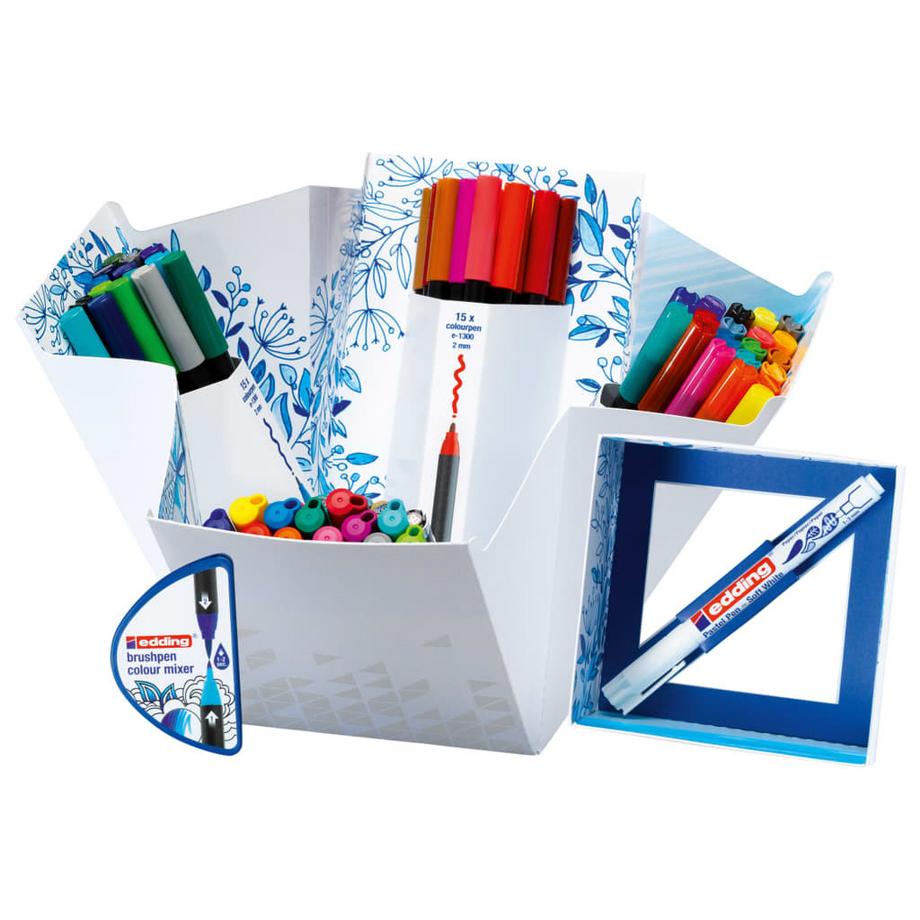 Edding EDDING Brushpen 1340 Color Happy Box, 69 Stück  