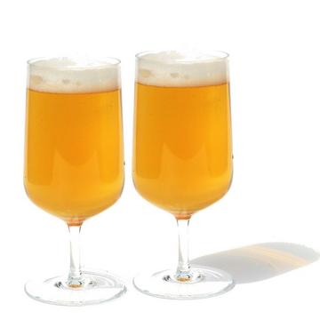 Ensemble de 2 bières en verre cristal (pilsner) - dans une boîte cadeau