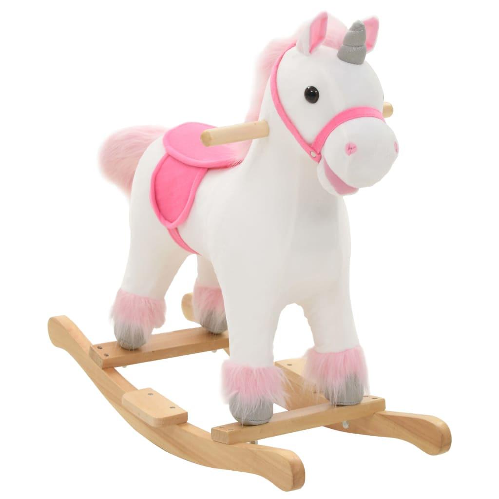 VidaXL  Licorne à bascule peluche 