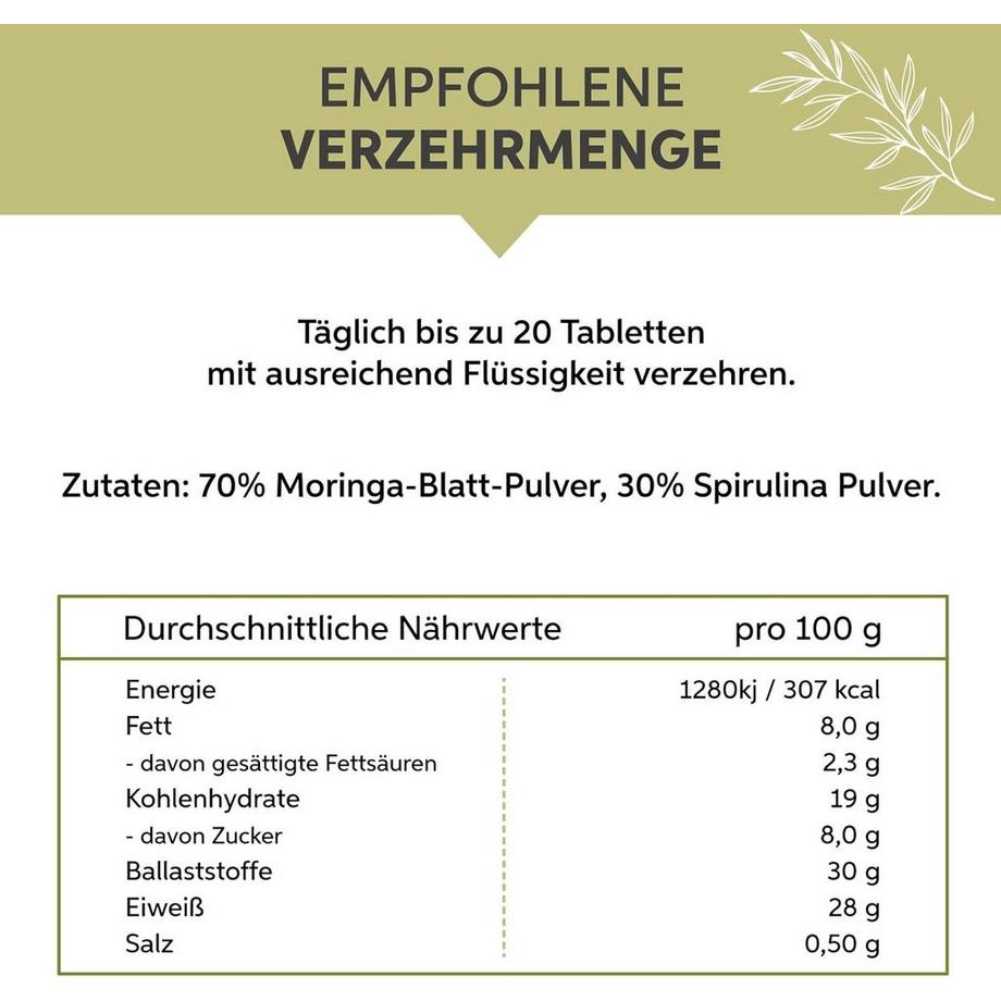 Eltabia  Moringa en comprimés 