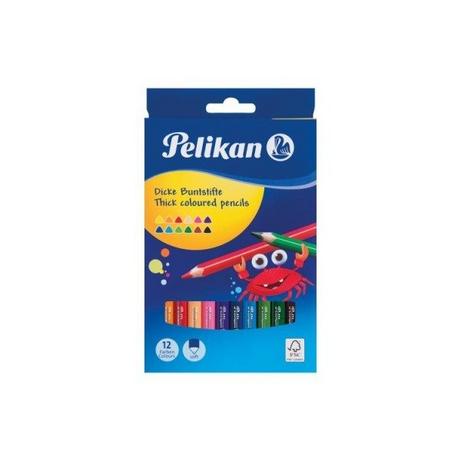 Pelikan PELIKAN Buntstifte 4mm 724039 12 Stifte sortiert  