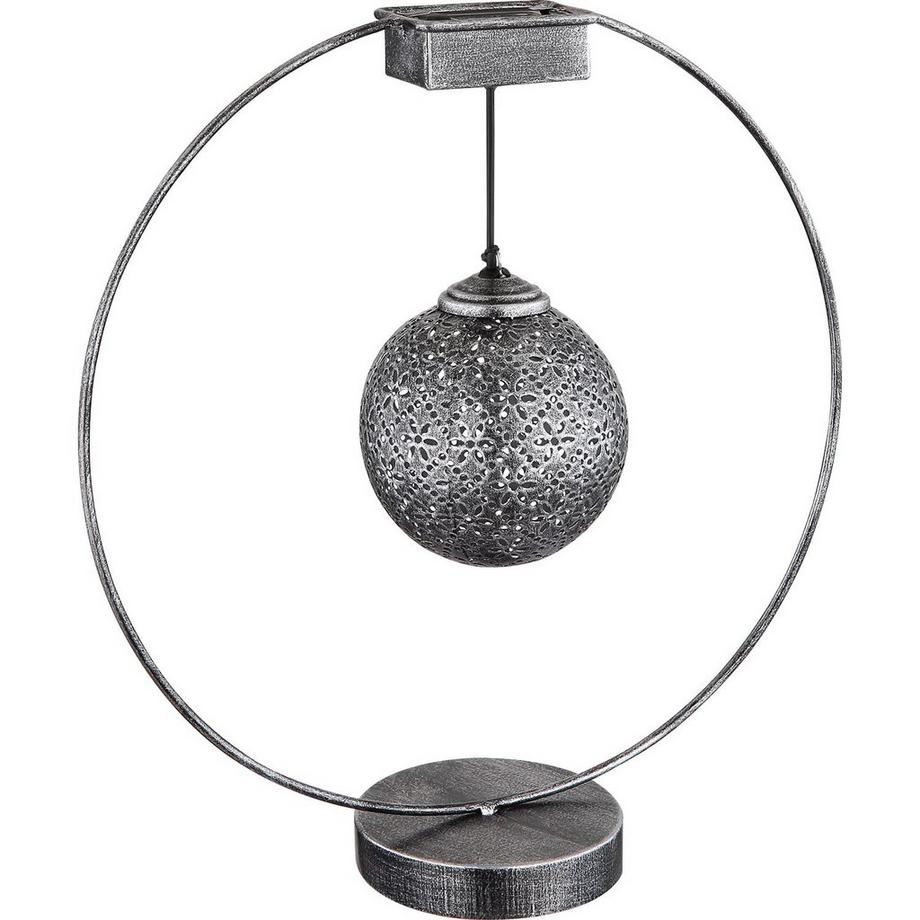 mutoni Luce solare in metallo argento antico LED  