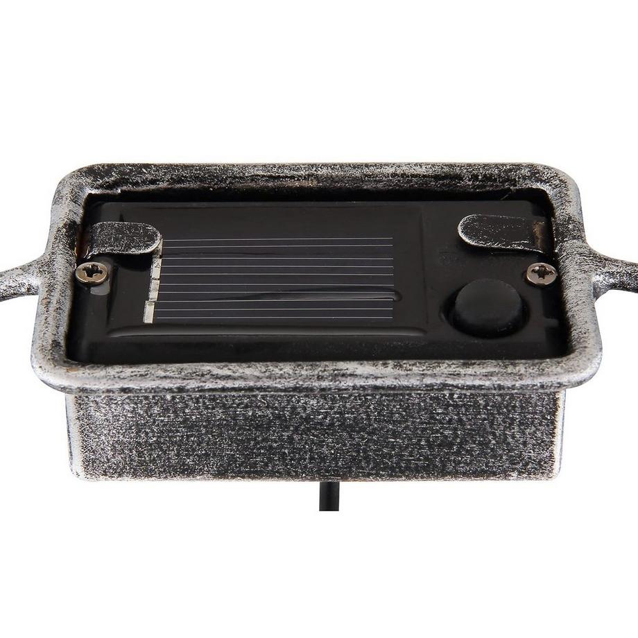 mutoni Luce solare in metallo argento antico LED  
