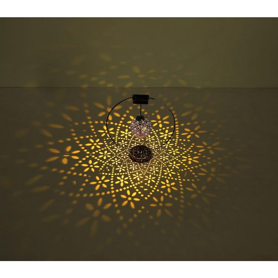 mutoni Luce solare in metallo argento antico LED  