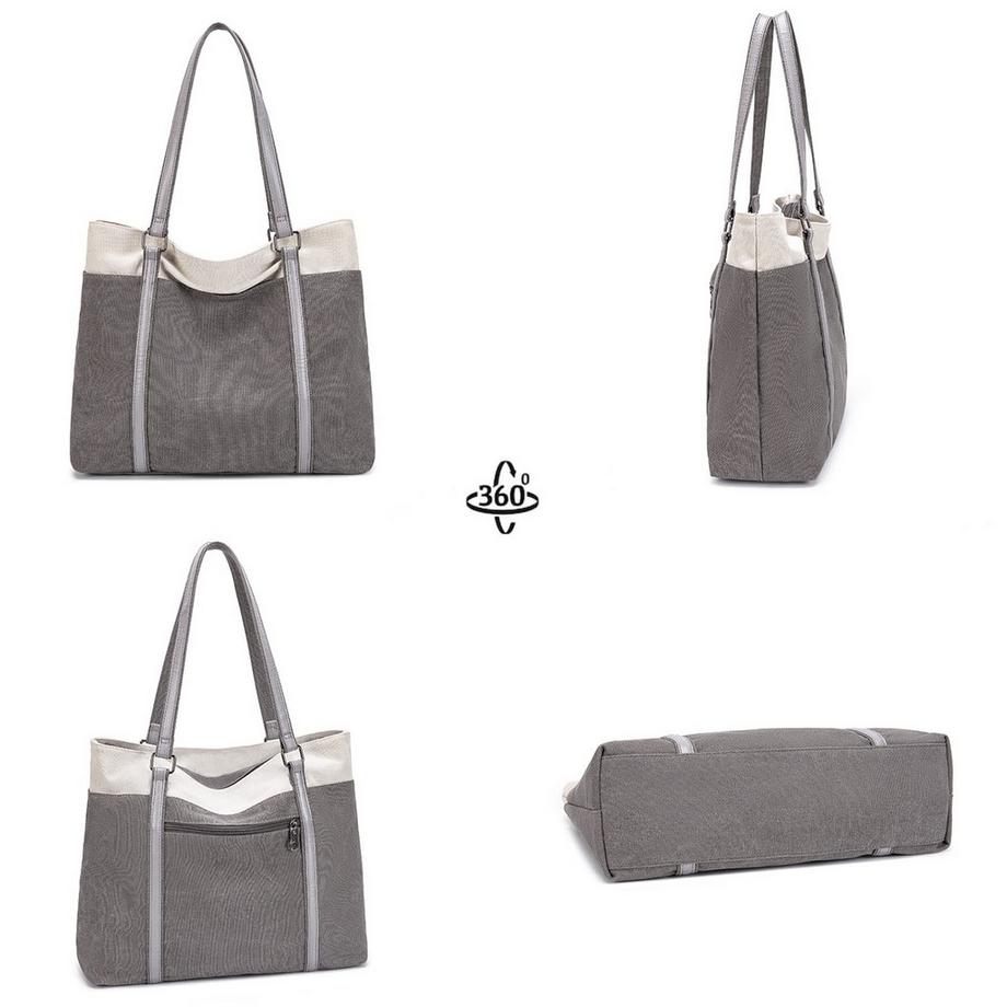 Only-bags.store Canvas Casual Grosse Tragetasche  