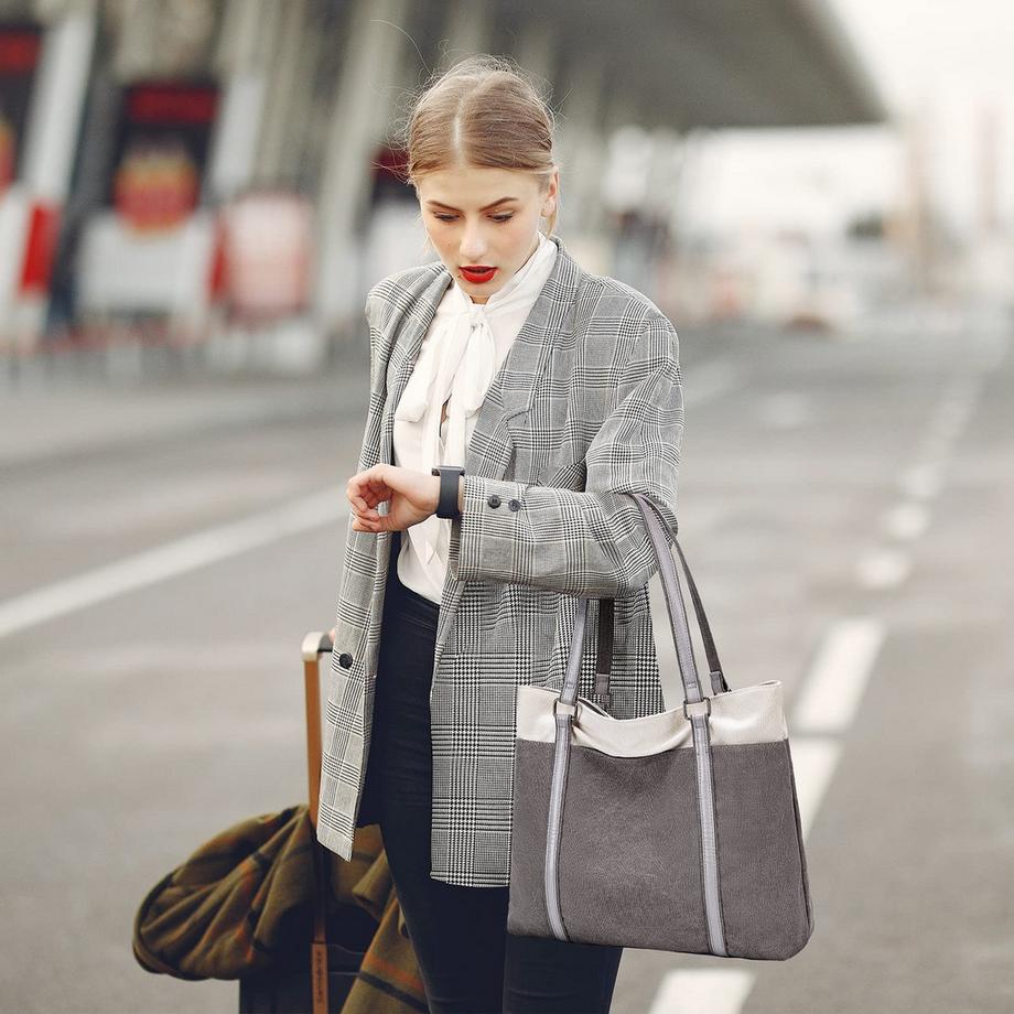 Only-bags.store Canvas Casual Grosse Tragetasche  