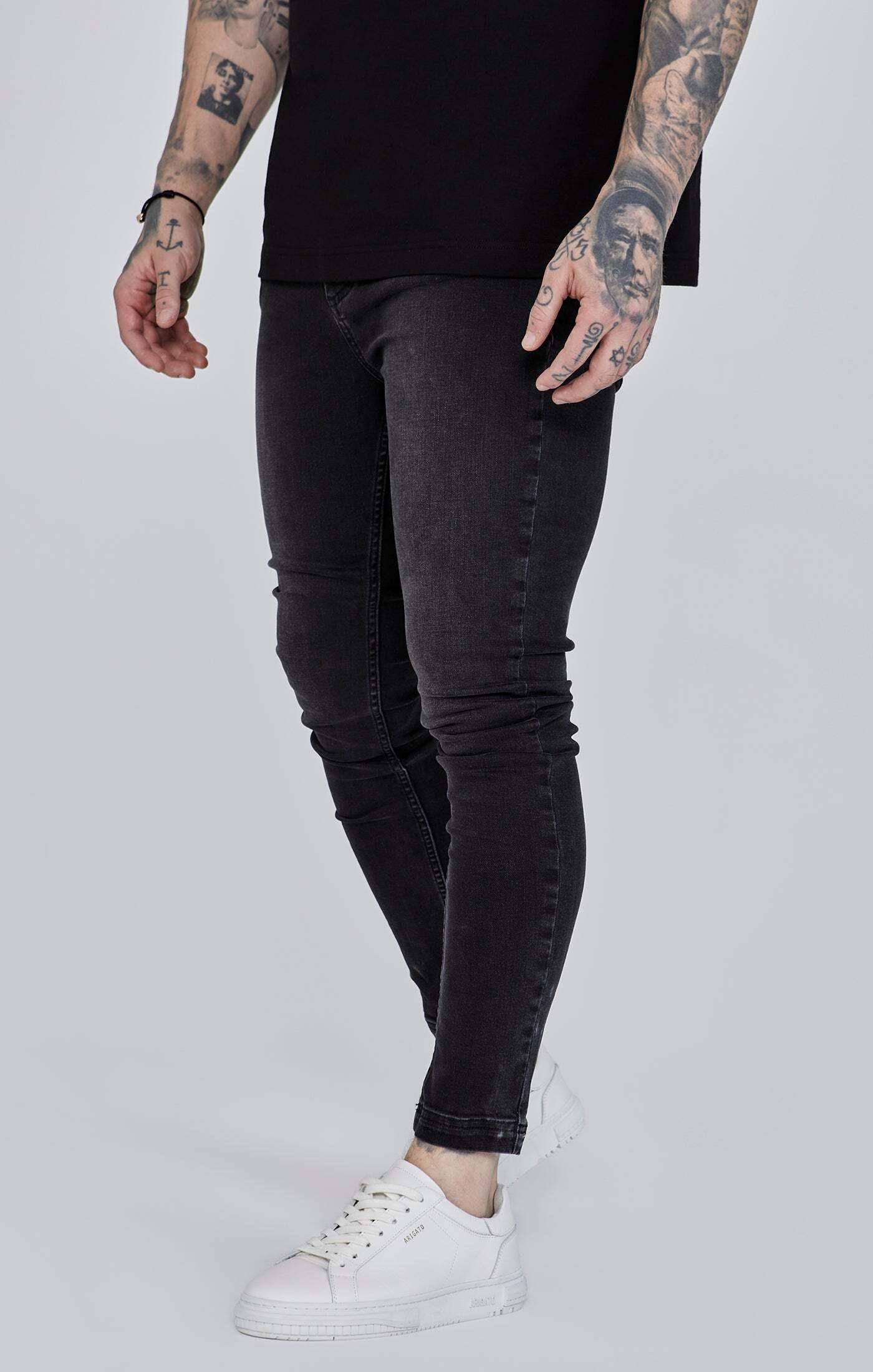 Image of Jeans Skinny Jeans Unisex Schwarz 38