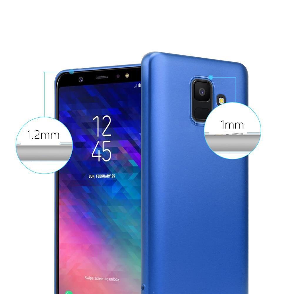 Cadorabo  Housse compatible avec Samsung Galaxy A6 2018 - Coque de protection en silicone TPU flexible 