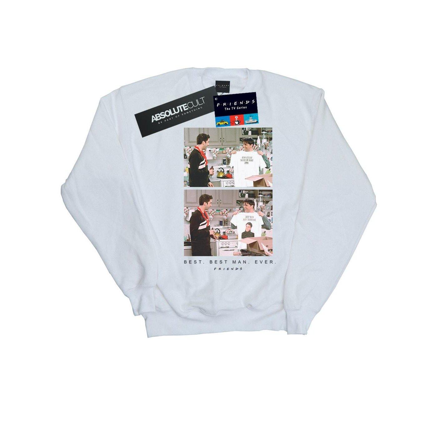 Image of Best Best Man Ever Sweatshirt Jungen Weiss 152-158