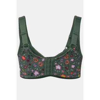 Ulla Popken  Soutien-gorge de maintien avec mélange de motifs, sans armatures – bonnet C - F 