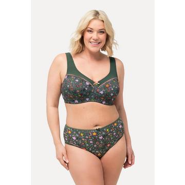 Soutien-gorge de maintien avec mélange de motifs, sans armatures – bonnet C - F