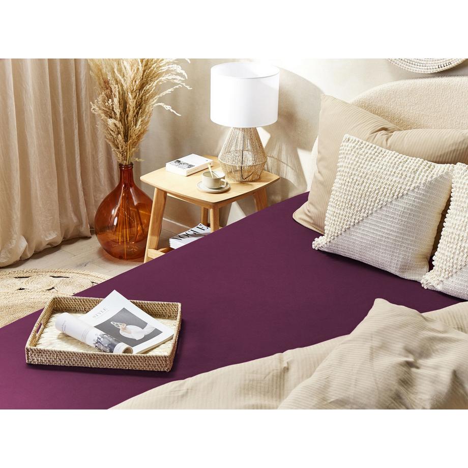 Beliani JANBU Drap Housse en Coton  