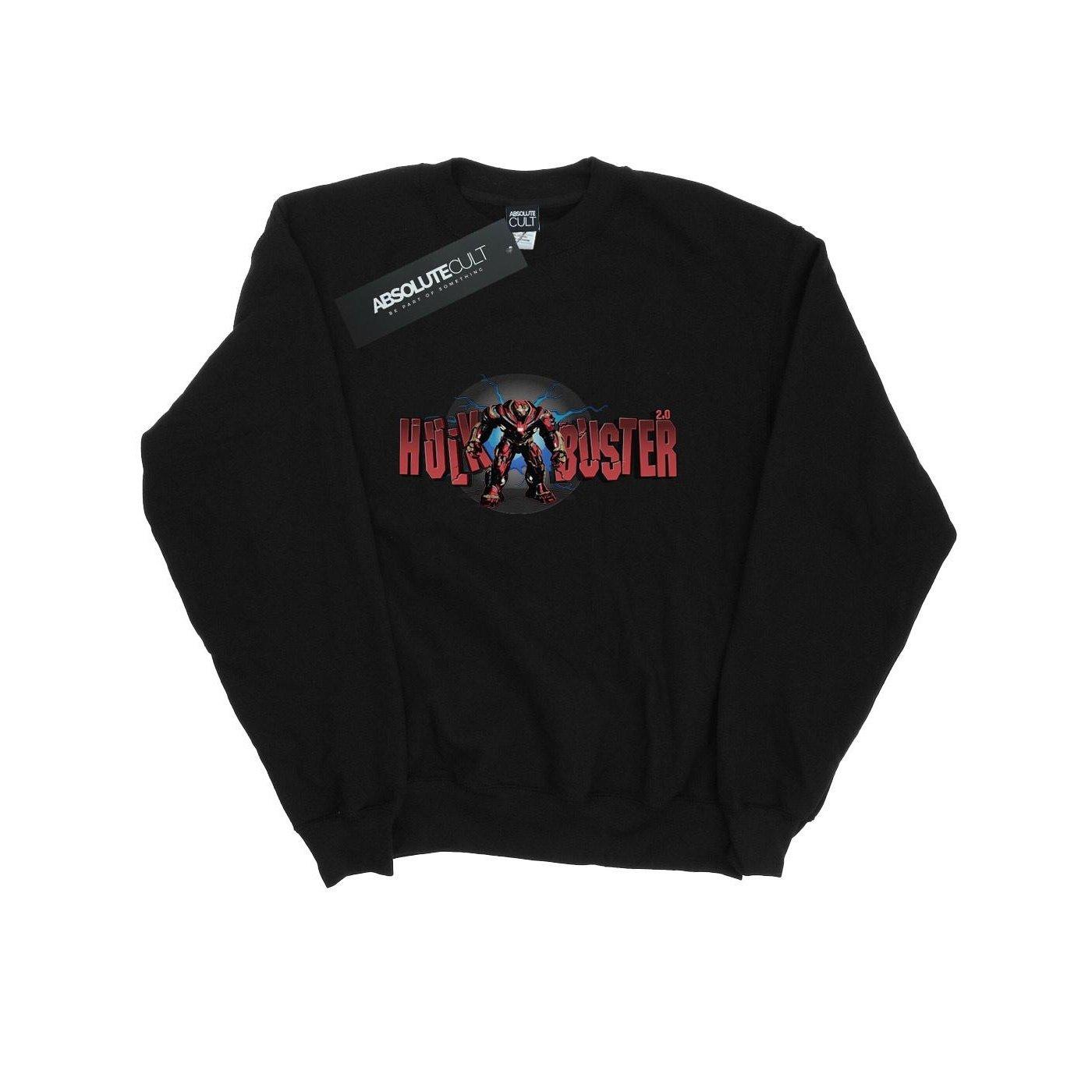 Image of Avengers Infinity War Hulkbuster 2.0 Sweatshirt Herren Schwarz S