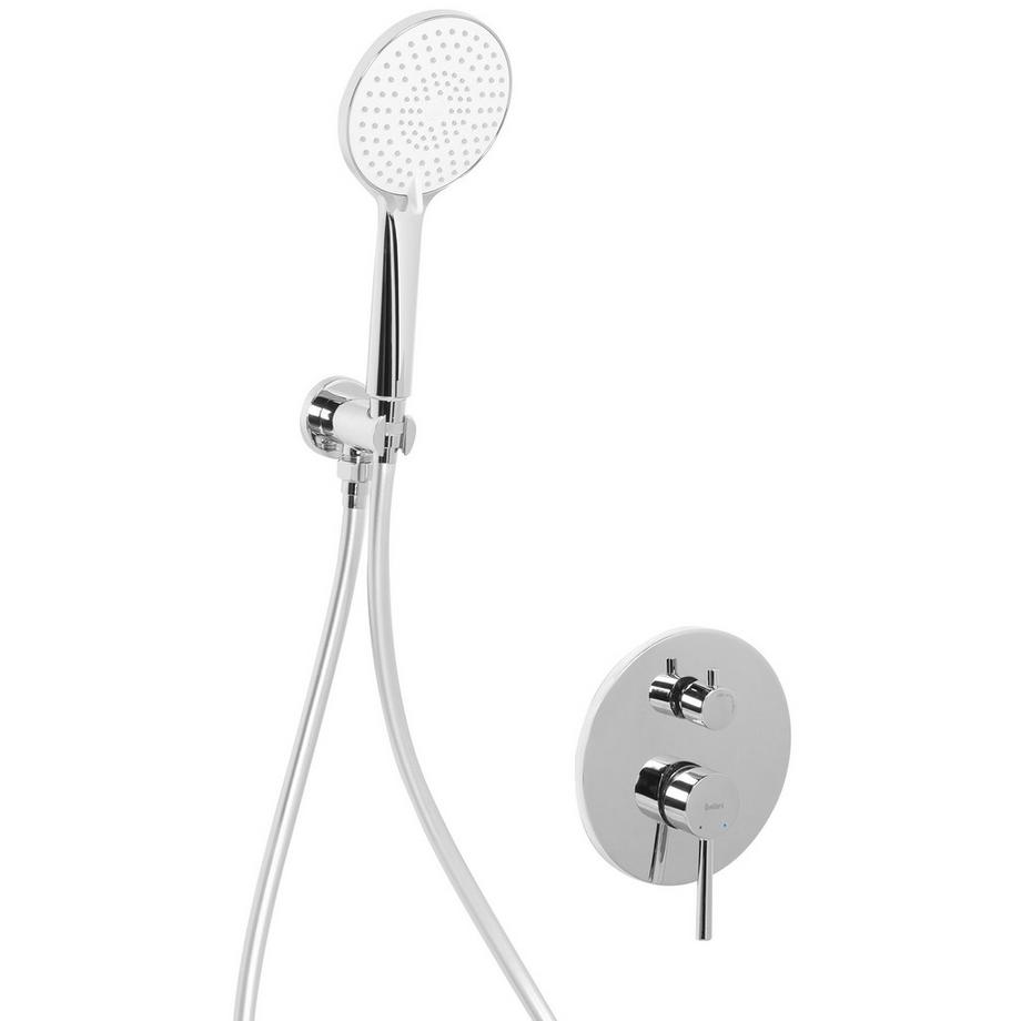 Beliani Ensemble de douche encastrée avec douche pluie en Laiton Moderne PUELO  