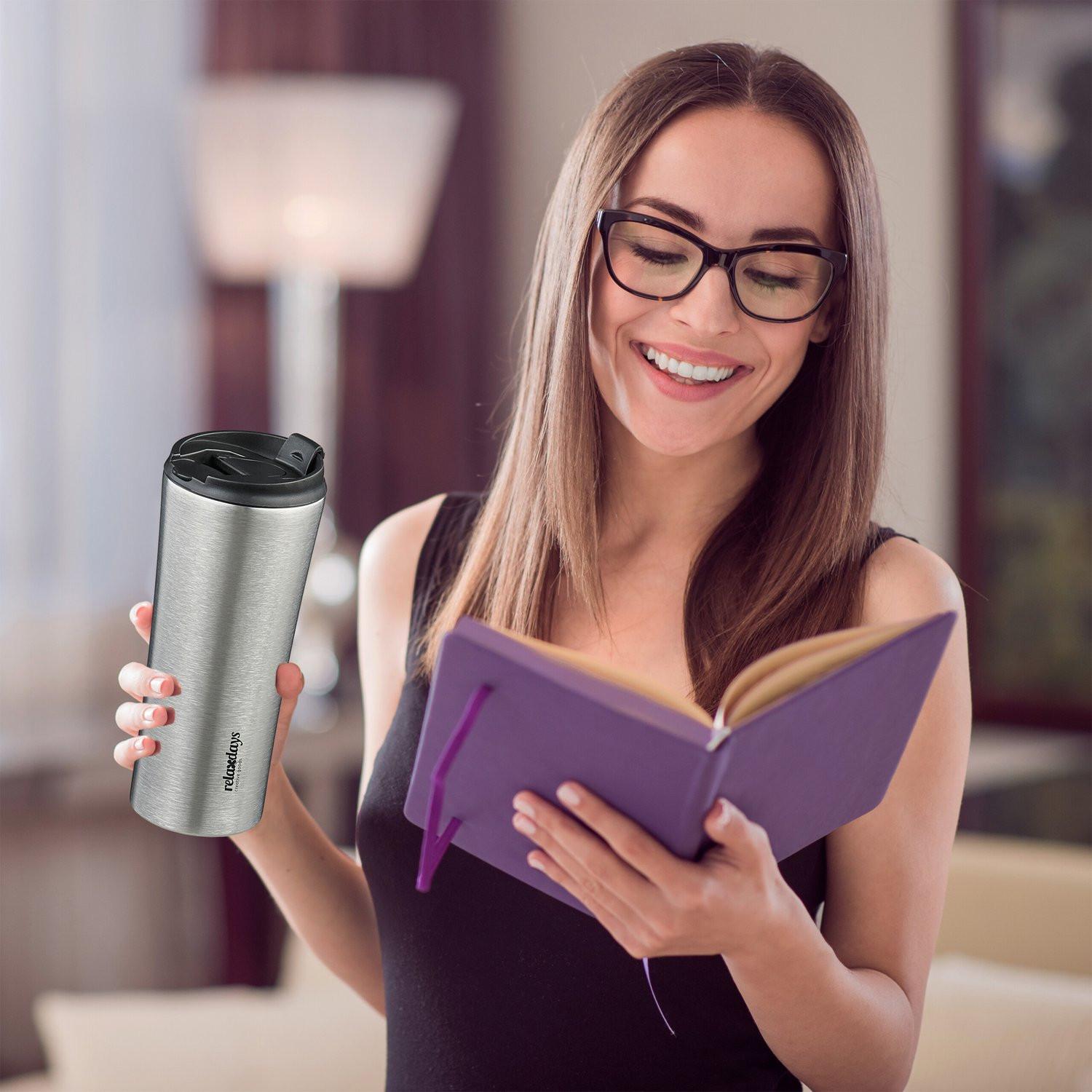 Northix Thermosbecher Edelstahl  