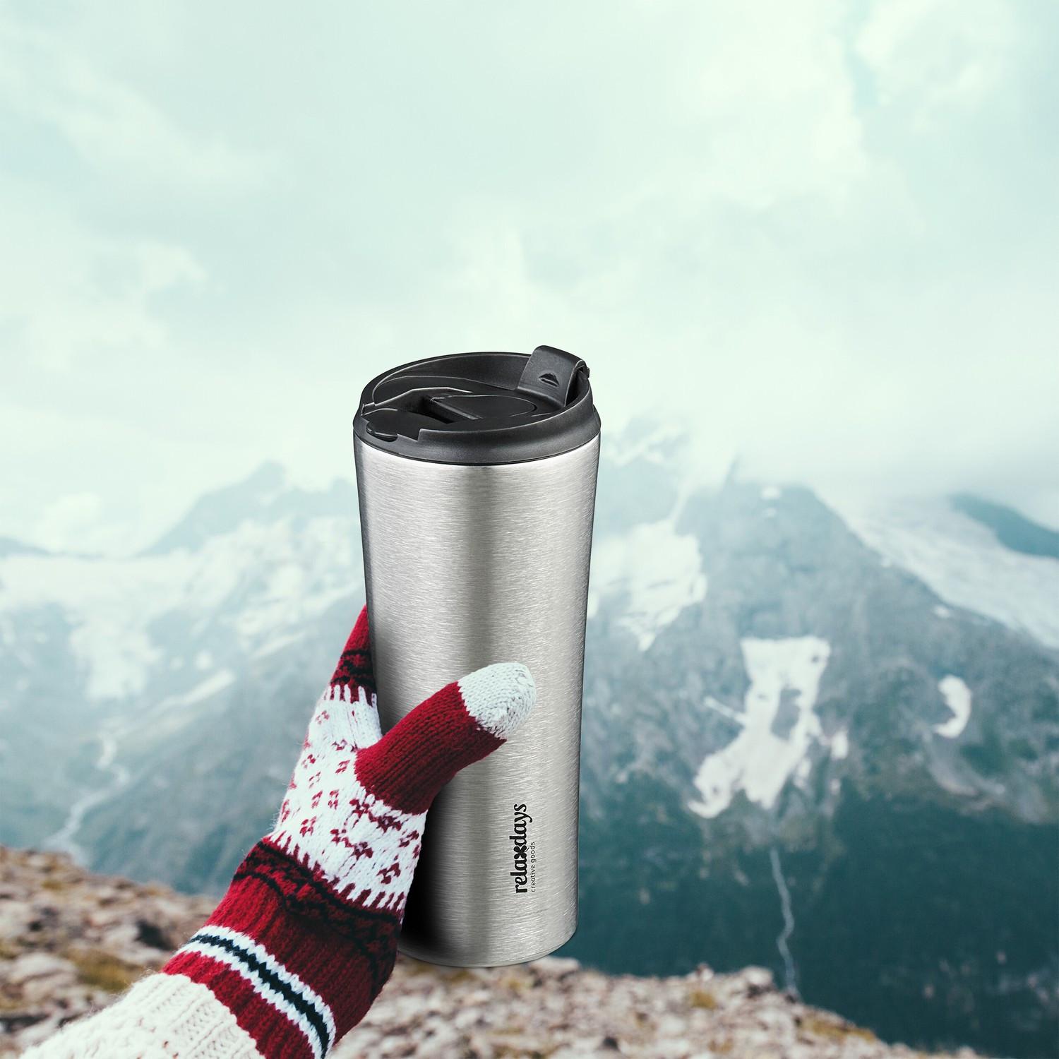 Northix Thermosbecher Edelstahl  