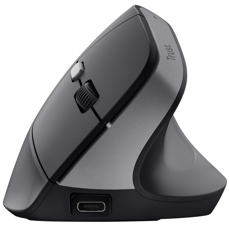 Trust  Mouse ergonomico wireless Bayo II nero 