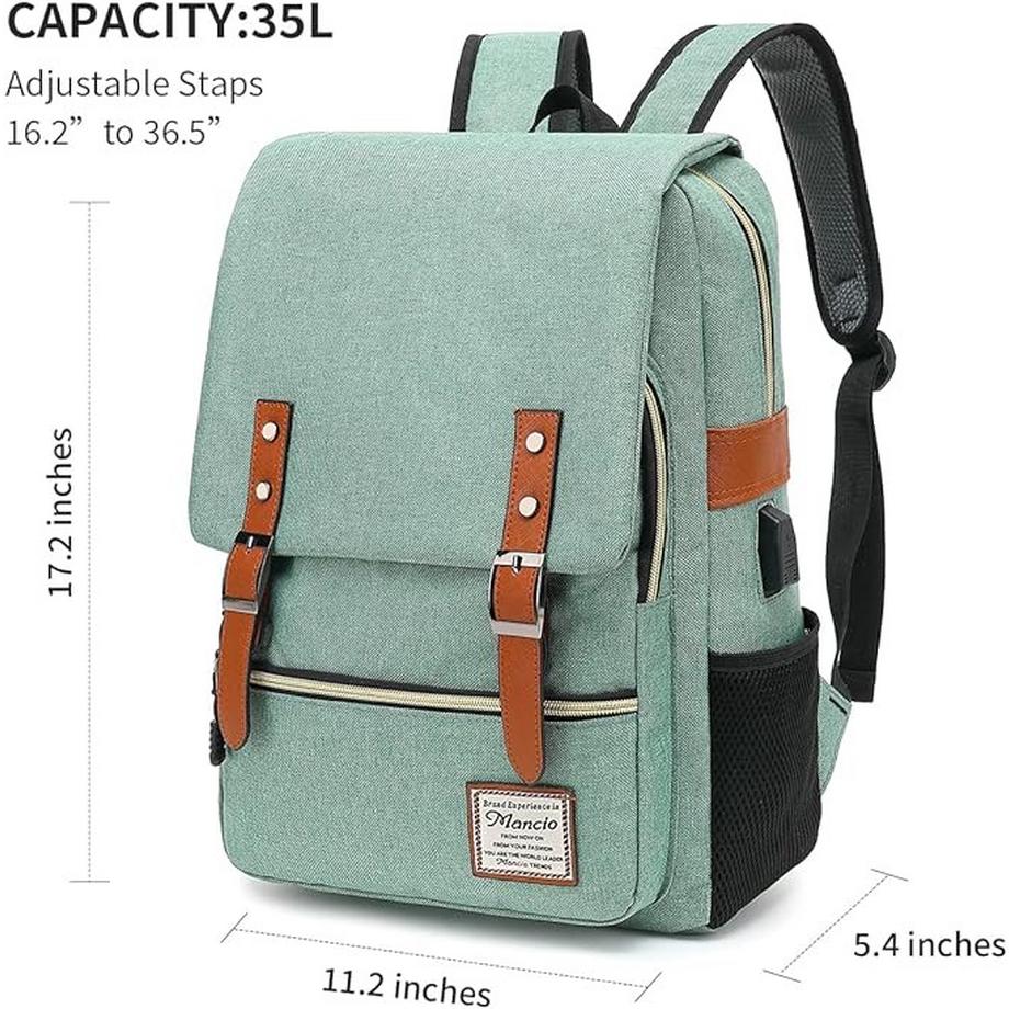 Only-bags.store Sac à dos d'étudiant, sac à dos de voyage, sac d'extérieur décontracté pour hommes et femmes, sac d'ordinateur, sac à bandoulière, sac à dos polyvalent avec décoration de ceinture  