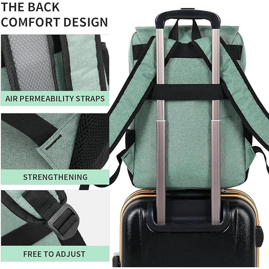 Only-bags.store Sac à dos d'étudiant, sac à dos de voyage, sac d'extérieur décontracté pour hommes et femmes, sac d'ordinateur, sac à bandoulière, sac à dos polyvalent avec décoration de ceinture  